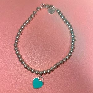 Tiffany & Co. heart Tiffany blue heart bracelet!
